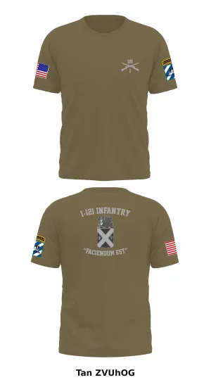 1-121st IN REGIMENT Store 1 Core Men's SS Performance Tee - ZVUhOG