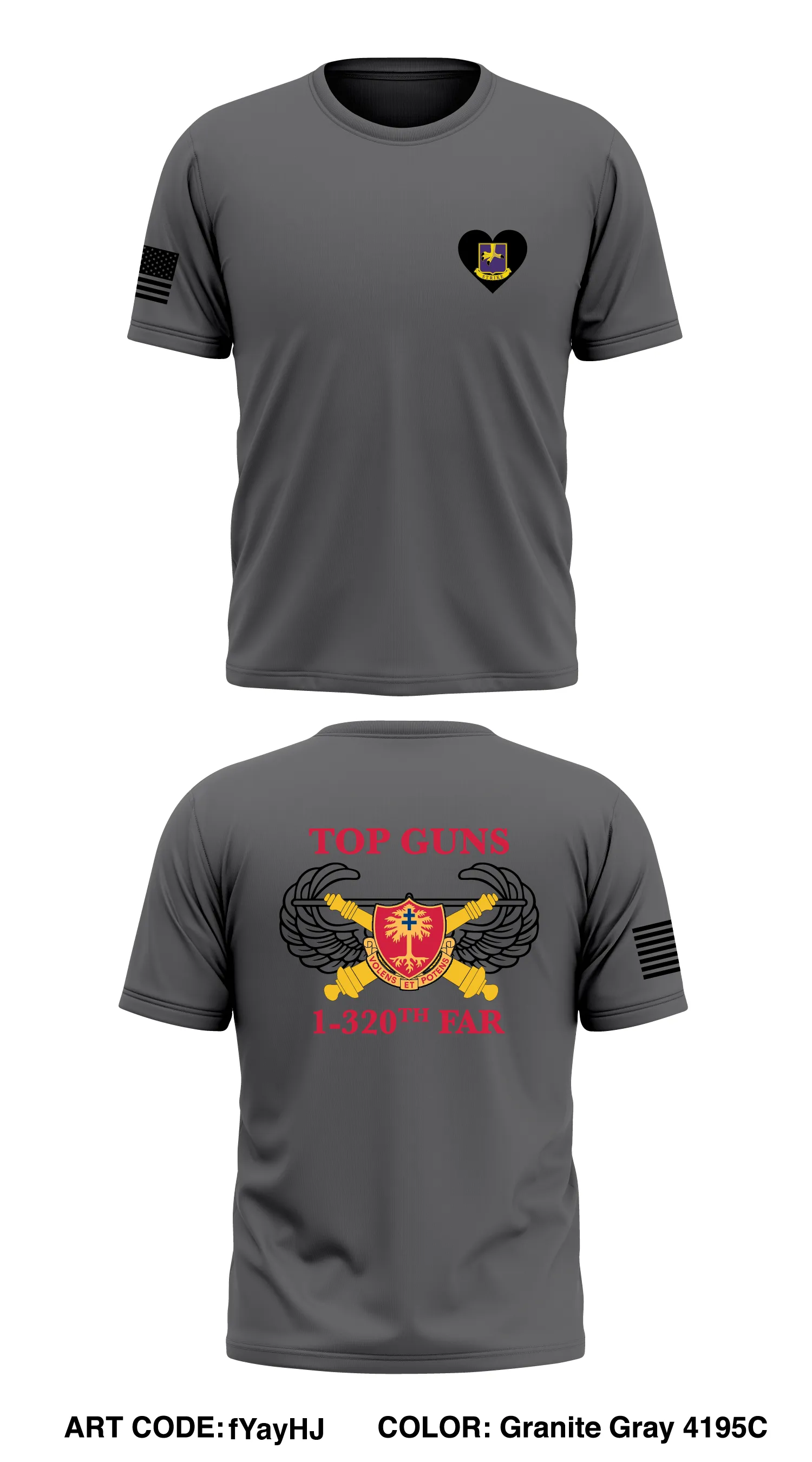 1-320 FAR, 2 BCT, 101st ABN DIV Store 1 Core Men's SS Performance Tee - fYayHJ