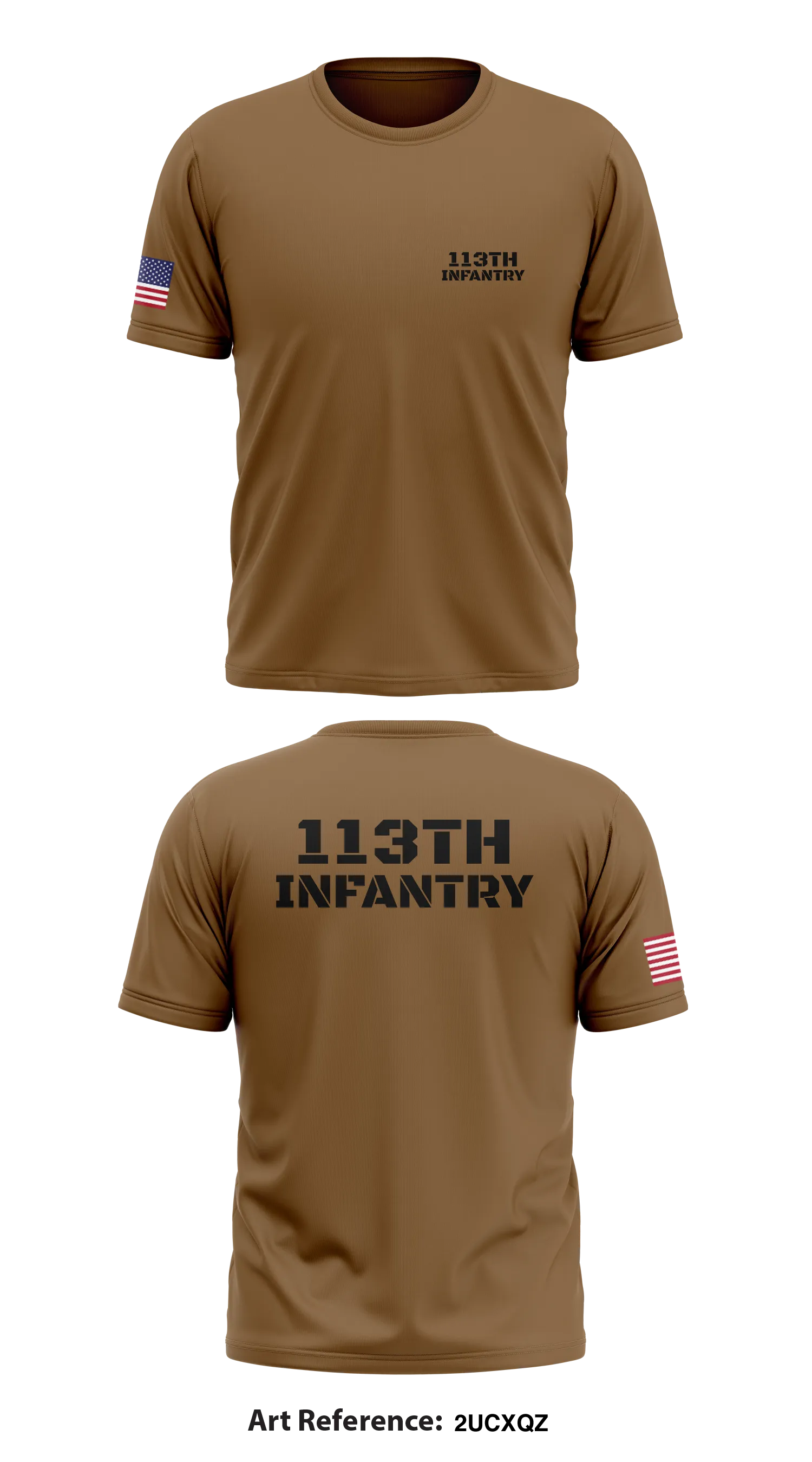 113th Infantry Store 1 Core Men's SS Performance Tee - 2UCXQZ