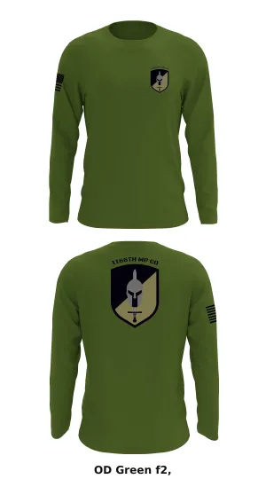 1166th MP COMPANY Store 1 Core Men's LS Performance Tee - f2,