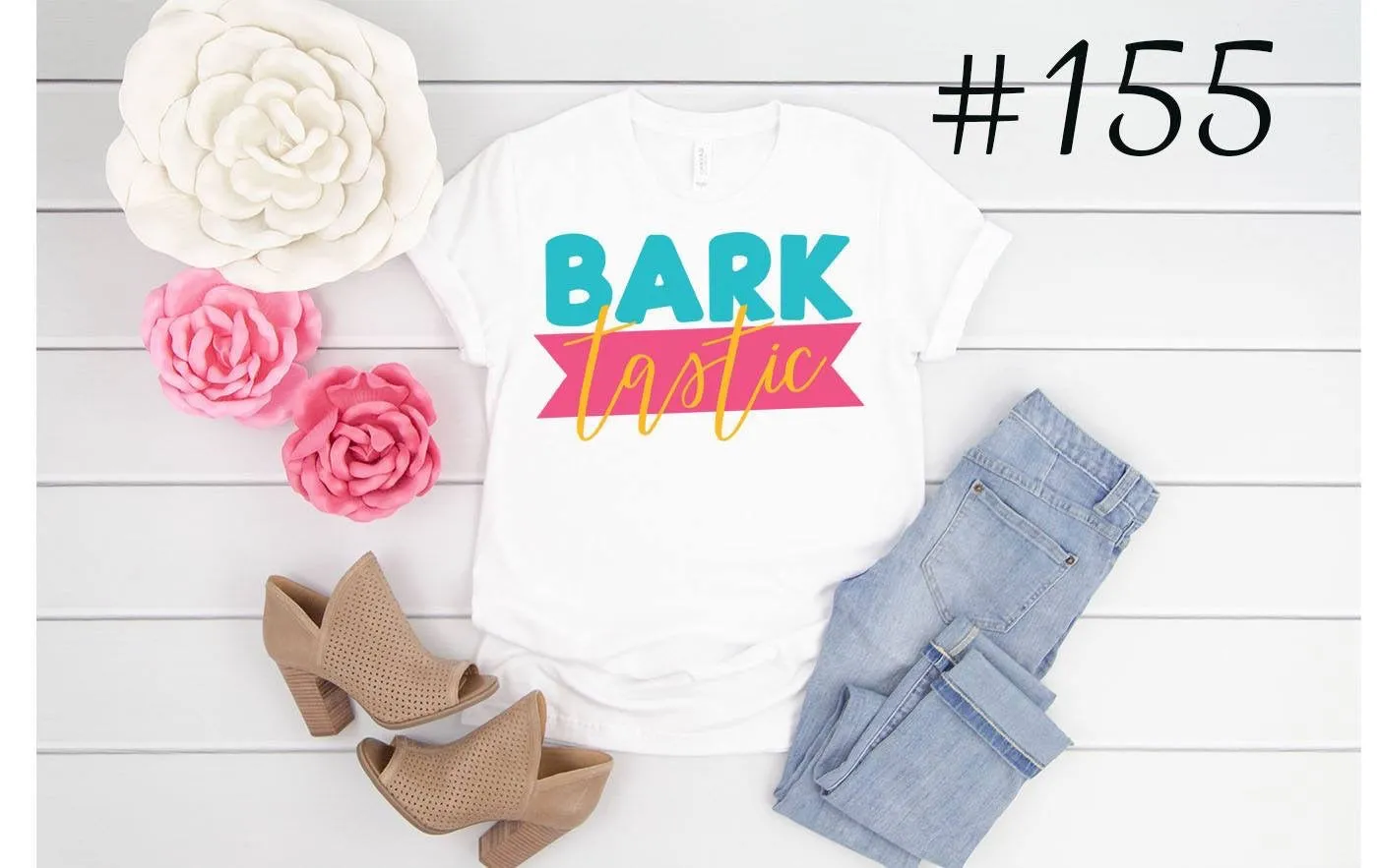 #155 Bark Tastic Sublimation Graphic T-Shirt