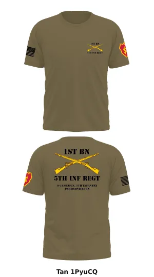 1st BN 5th INF REGT Store 1 Core Men's SS Performance Tee - 1PyuCQ