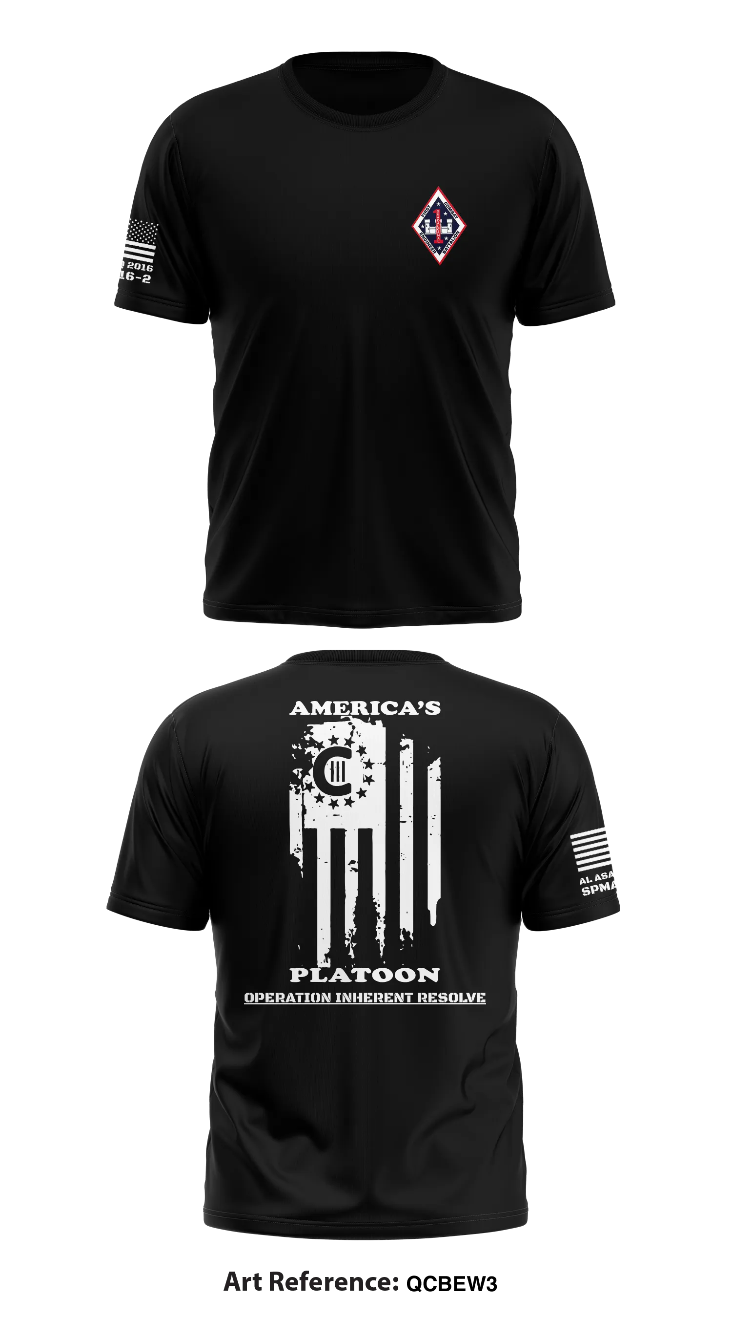 1st Combat Engineer Battalion Store 1 Core Men's SS Performance Tee - QCBew3