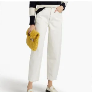 20- NWOT-Frame Denim Le Italien Straight Leg Jeans in Blanc White(Off White- 30