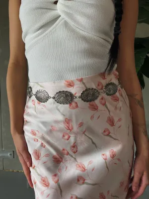 27 South Western Oval Concho Chain Belt