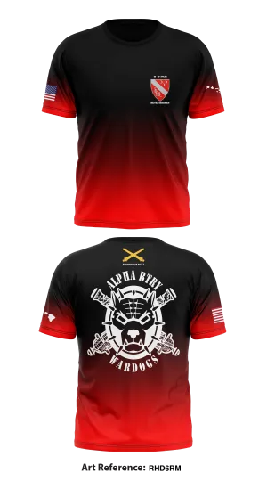 3-7 Field Artillery Core Men's SS Performance Tee - RHD6rM