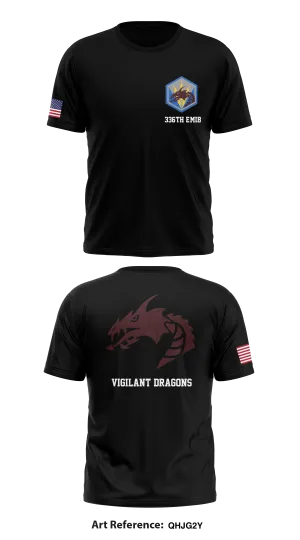 336TH E-MIB Store 1 Core Men's SS Performance Tee - Qhjg2Y