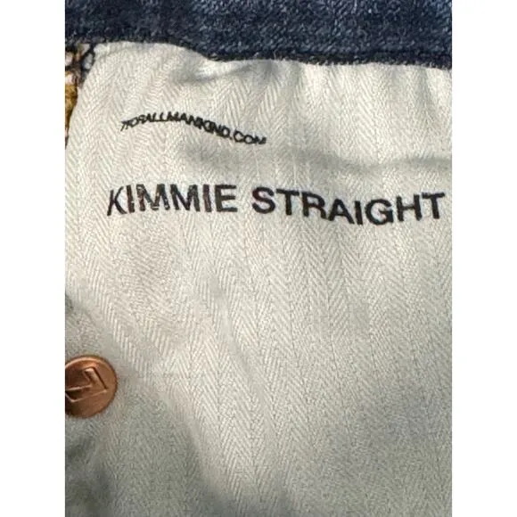 7 For All Mankind KImmie Straight Jeans NWOT Size 27