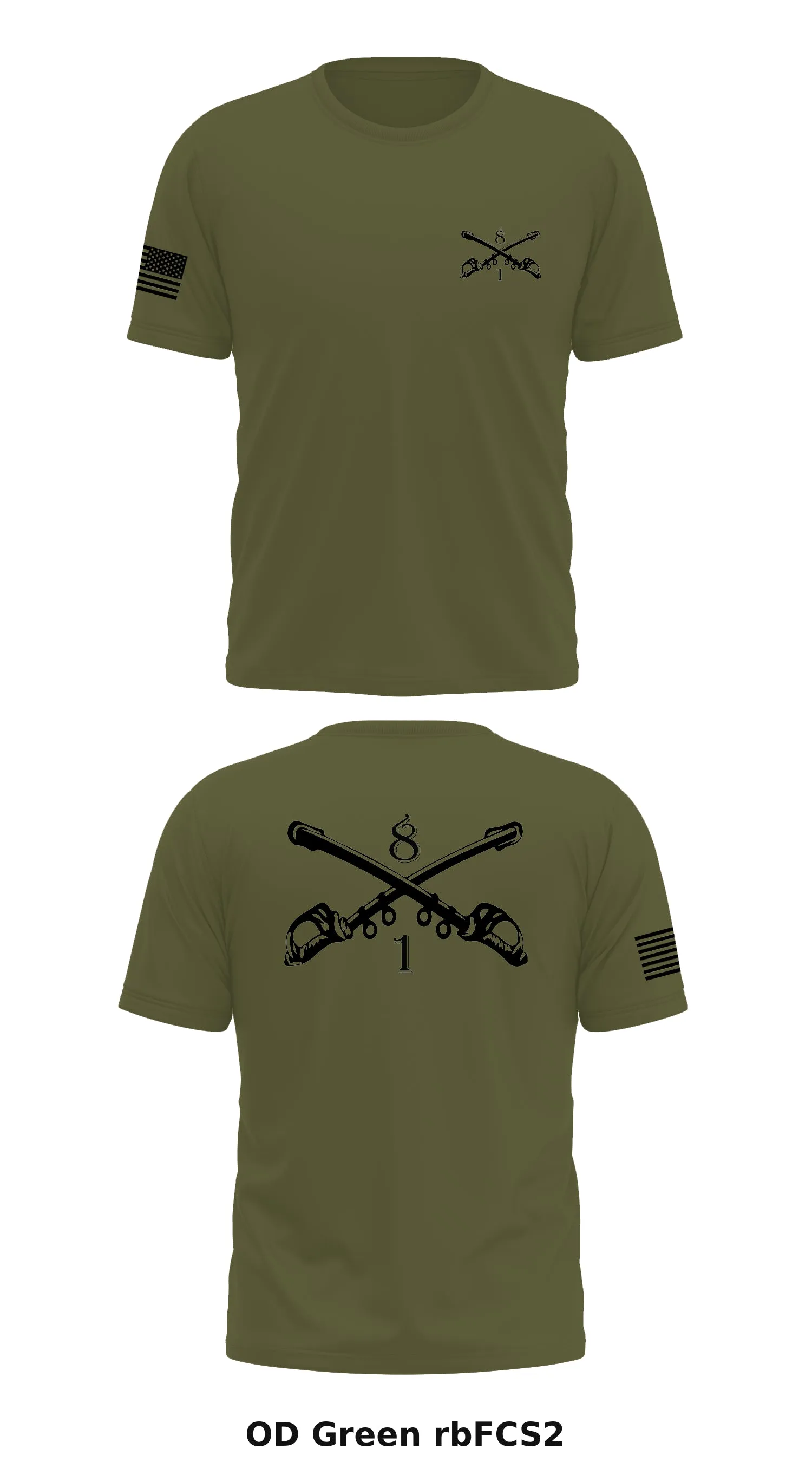 8-1 CAV Store 1 Core Men's SS Performance Tee - rbFCS2