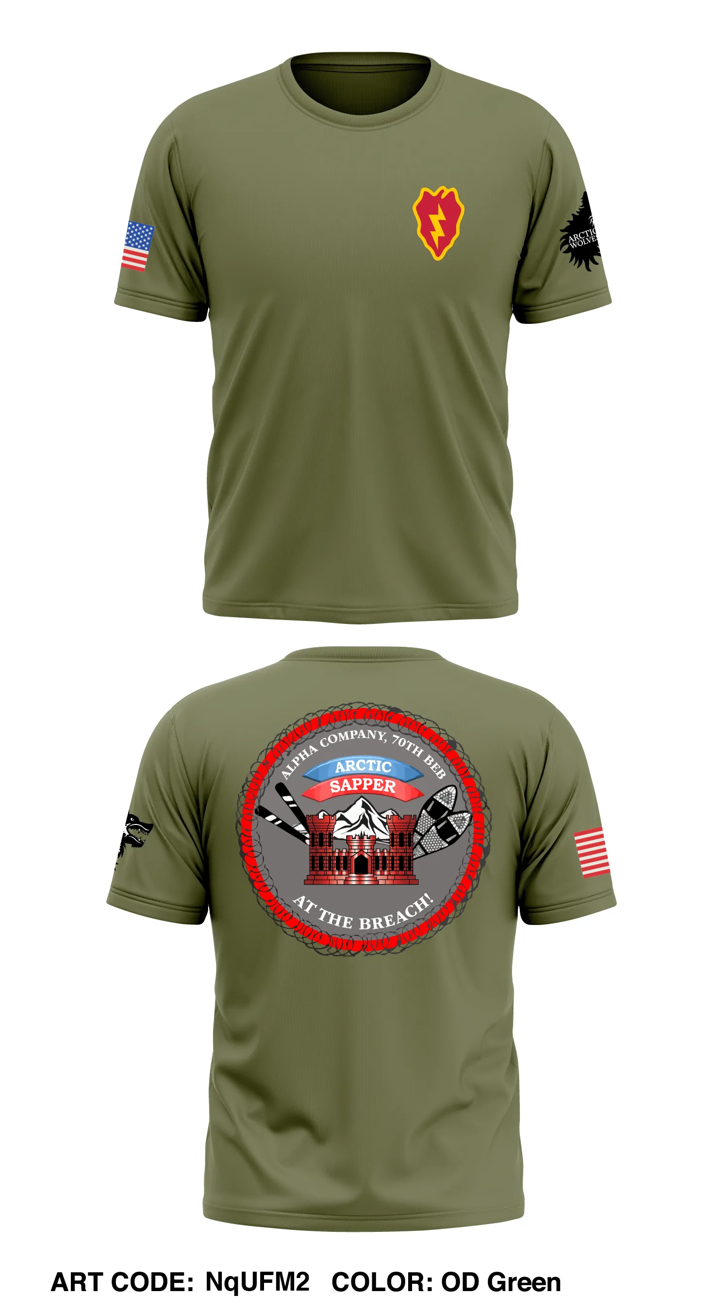 A Co 70th BEB Store 1 Core Men's SS Performance Tee - NqUFM2