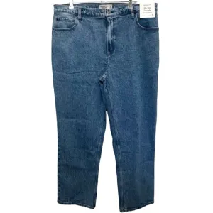 Abercrombie &amp; Fitch The 90s Slim Straight Jeans Light Wash 18 Short NWT