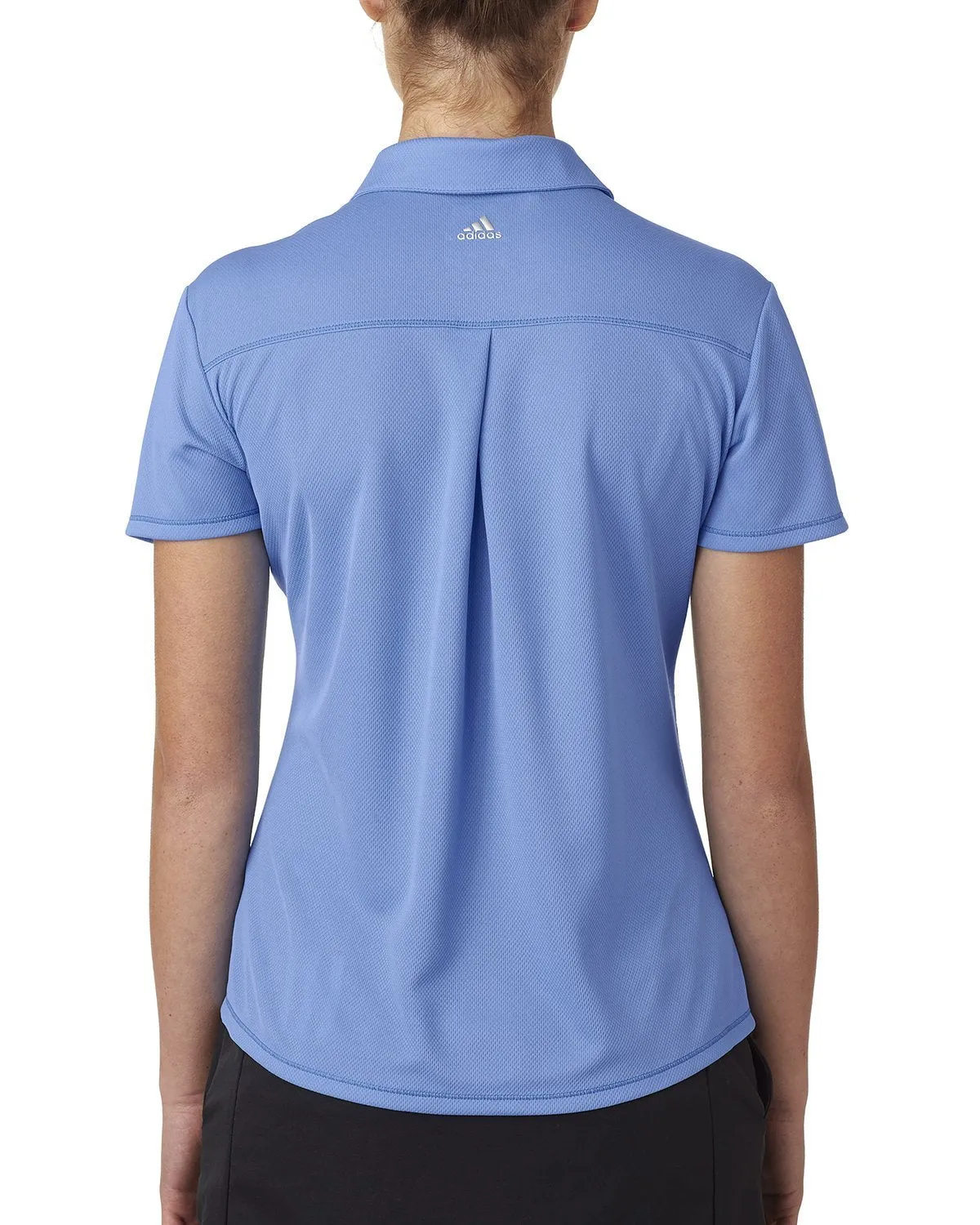 adidas Golf Ladies' climacool Mesh Color Hit Polo A222 LKY BLUE/ BAH BL