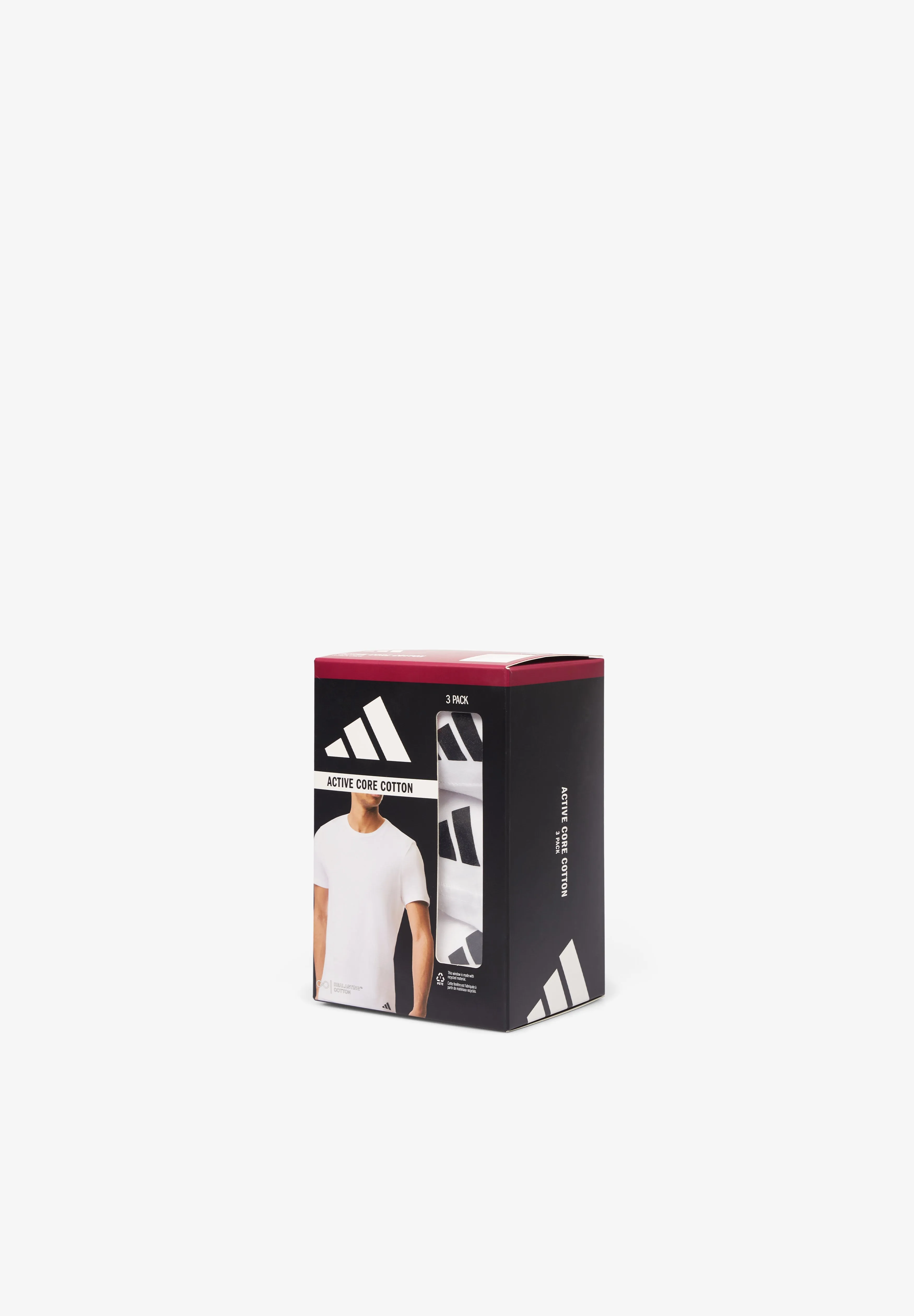 ADIDAS      | SS TEE CREW 3PACK ACTIVE CORE COTTON