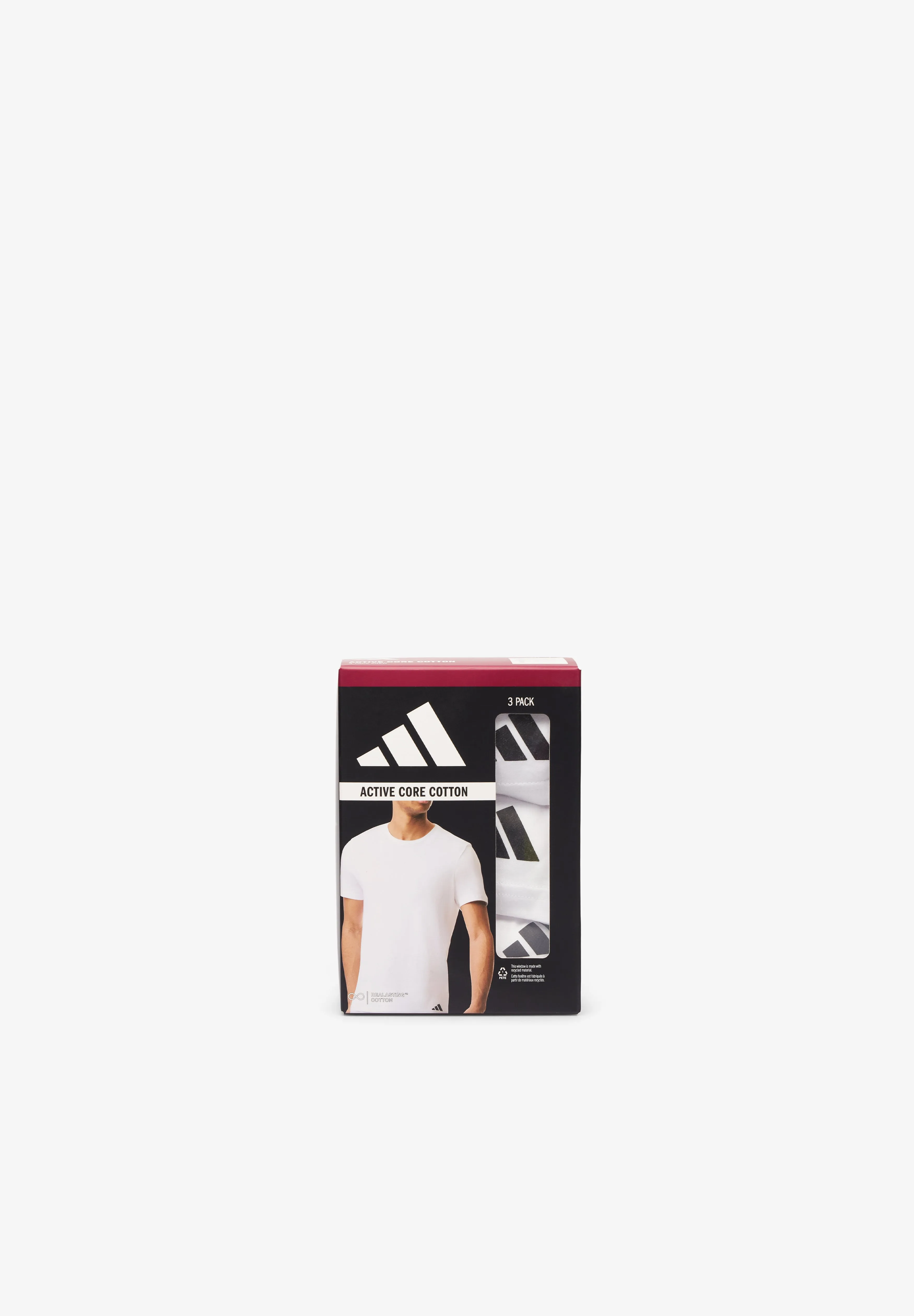 ADIDAS      | SS TEE CREW 3PACK ACTIVE CORE COTTON