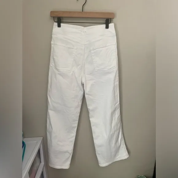 Adriano Goldschmied White Straight Leg Jeans Size 27
