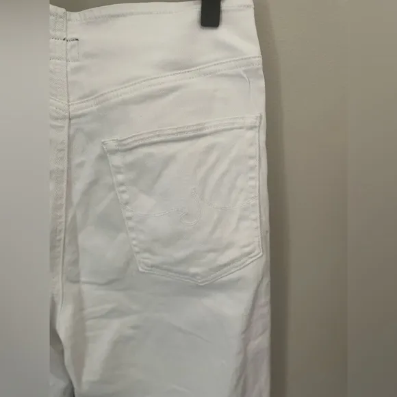 Adriano Goldschmied White Straight Leg Jeans Size 27