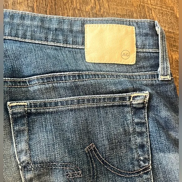 AG Adriano Goldschmied The Hailey Ex Boyfriend Cut Off Denim Shorts Size 26R