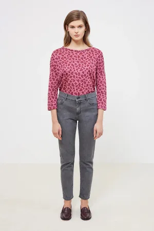 AGATHE STRETCH DENIM SLIM JEANS