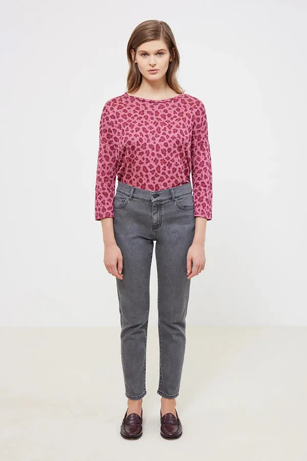 AGATHE STRETCH DENIM SLIM JEANS