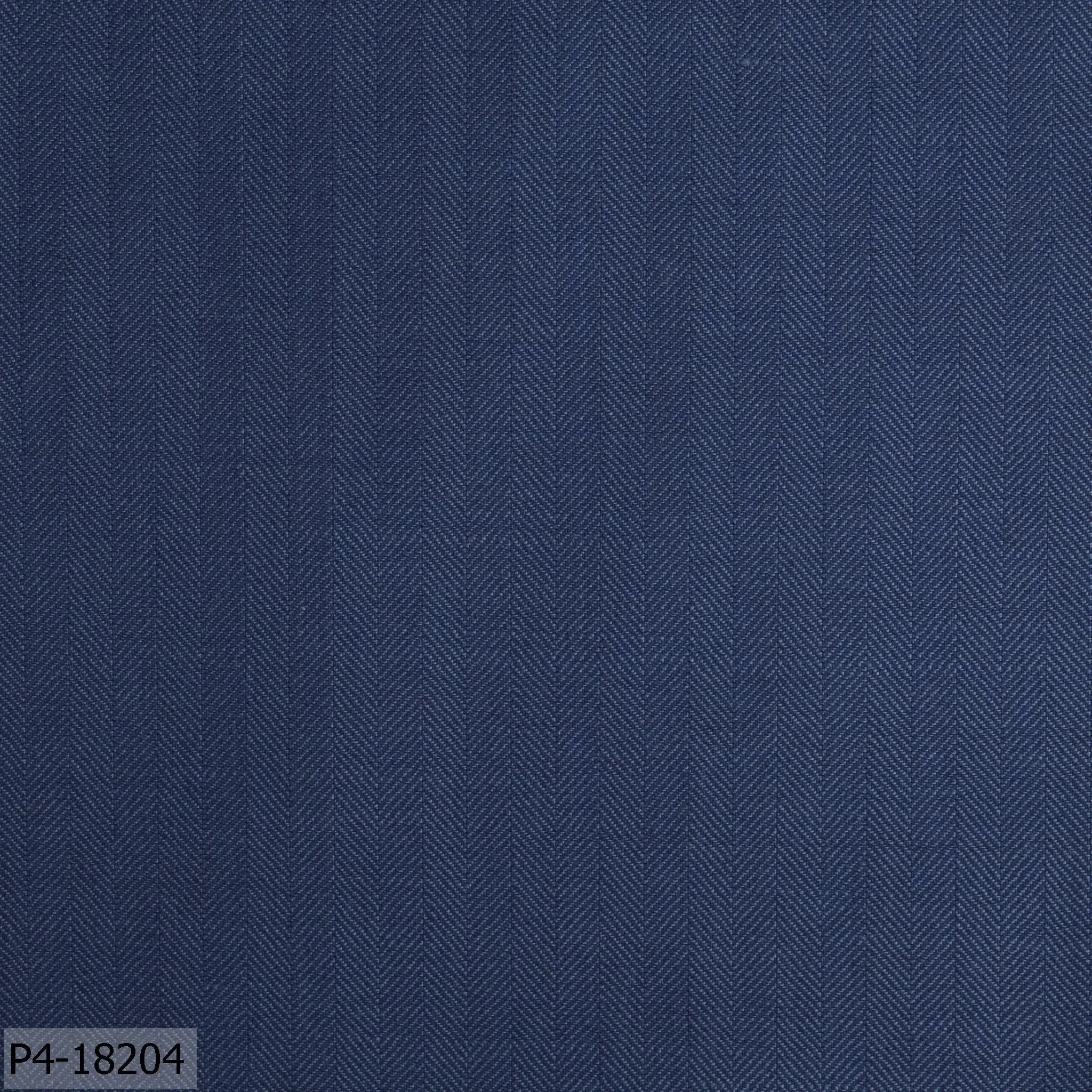 Air Force Blue And Space Blue Herringbone Flannel Suit