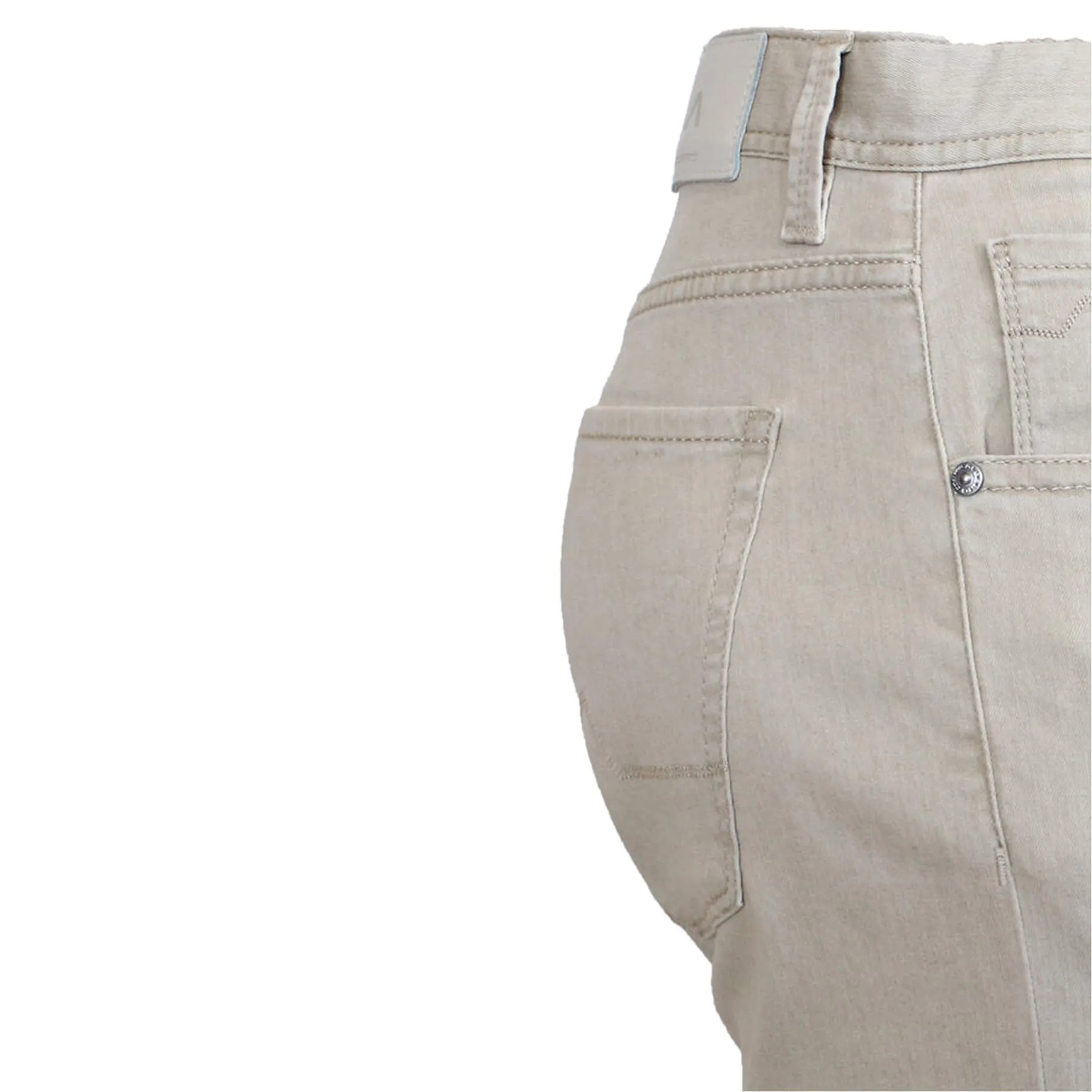 Alberto Pipe Light Tencil Denim - Tan