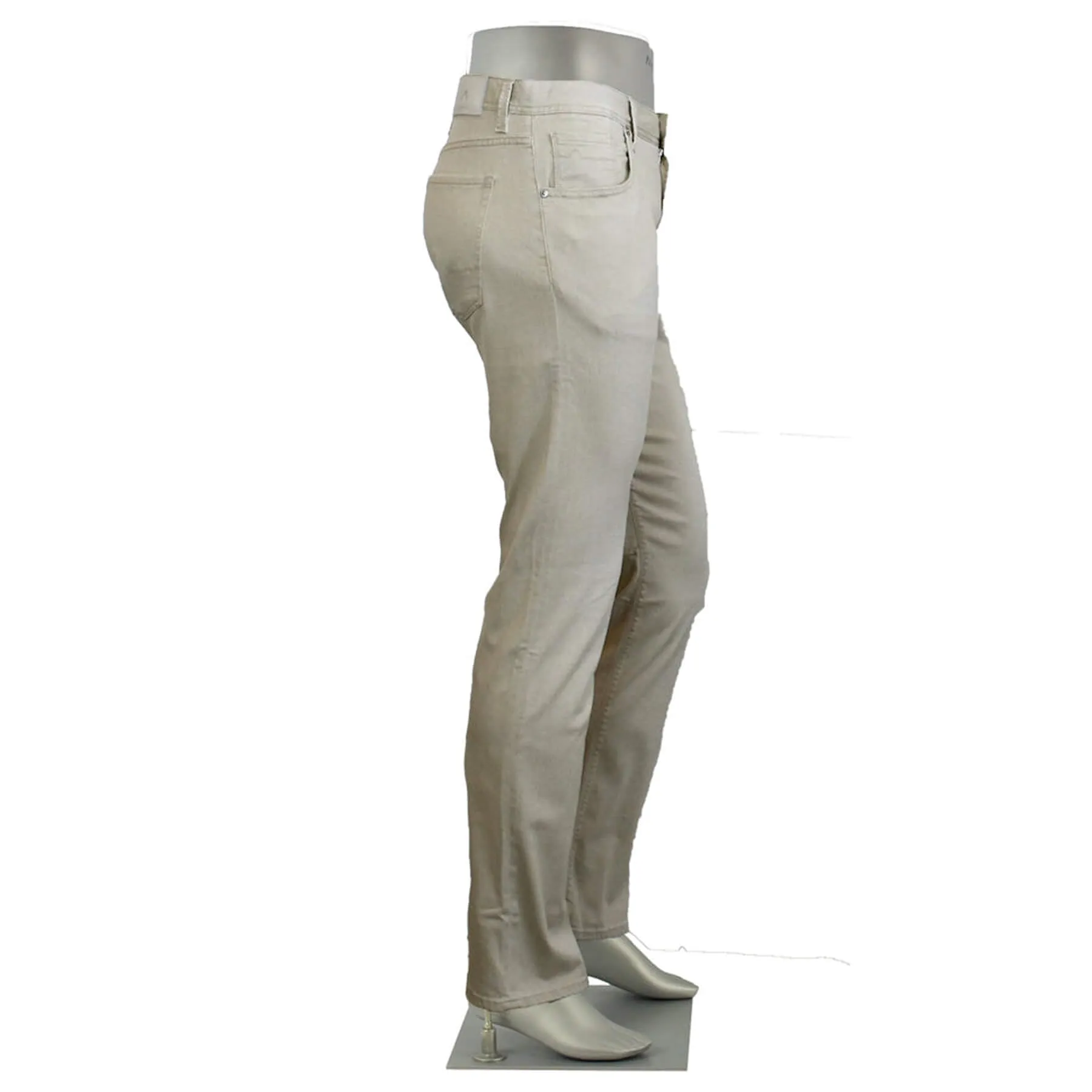 Alberto Pipe Light Tencil Denim - Tan