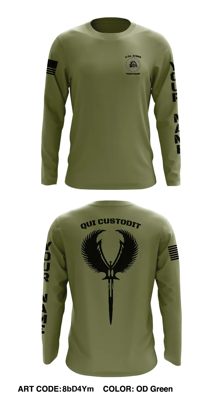 Alpha Co. 2/389 Store 1 Core Men's LS Performance Tee - 8bD4Ym