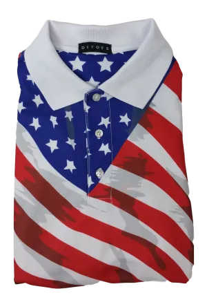 American Flag Polo | Peanuts and Golf