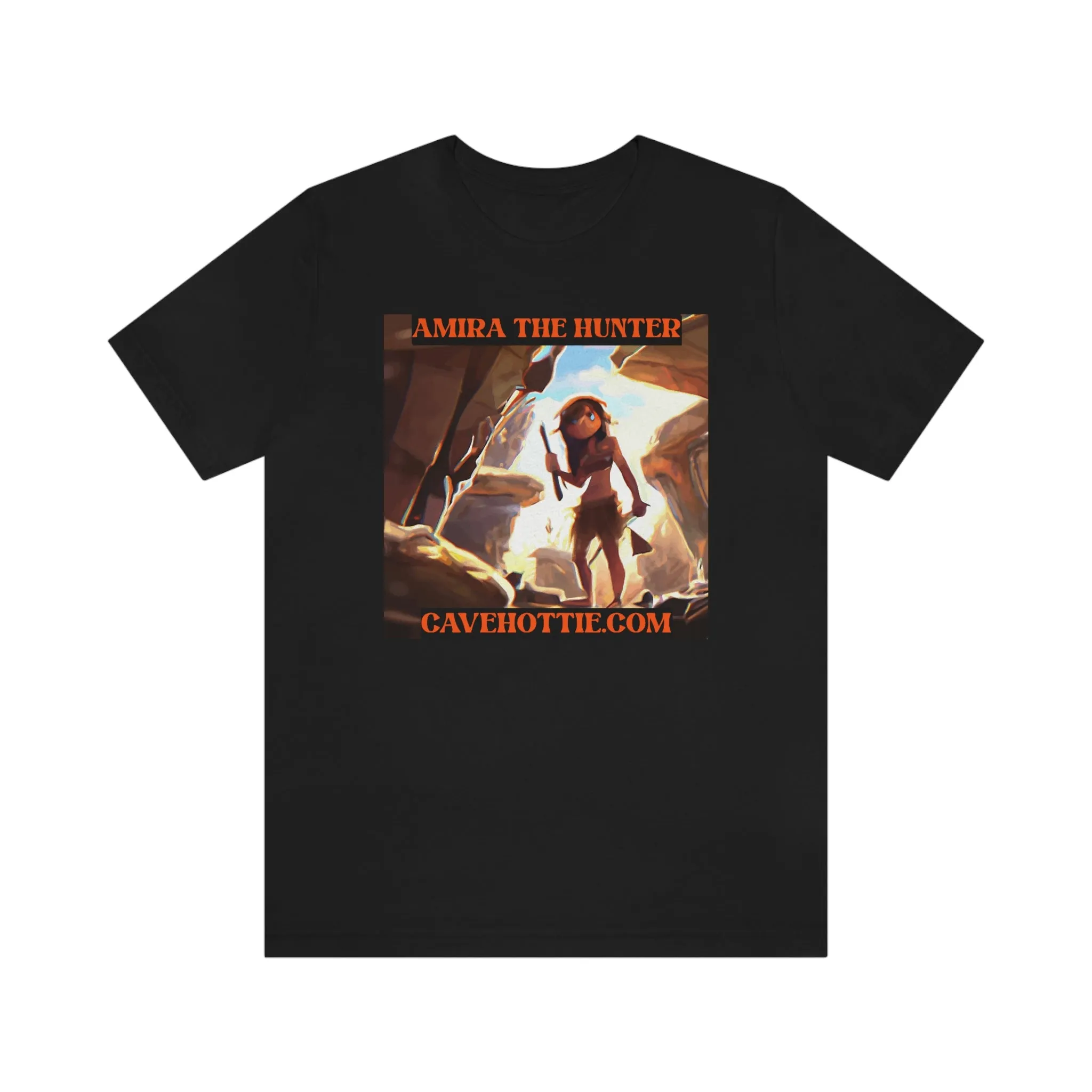Amira the Hunter Cavehottie.com Short Sleeve Tee