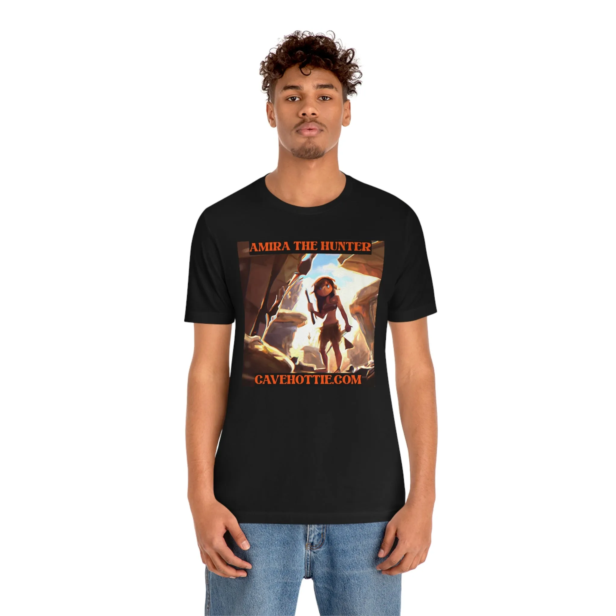 Amira the Hunter Cavehottie.com Short Sleeve Tee
