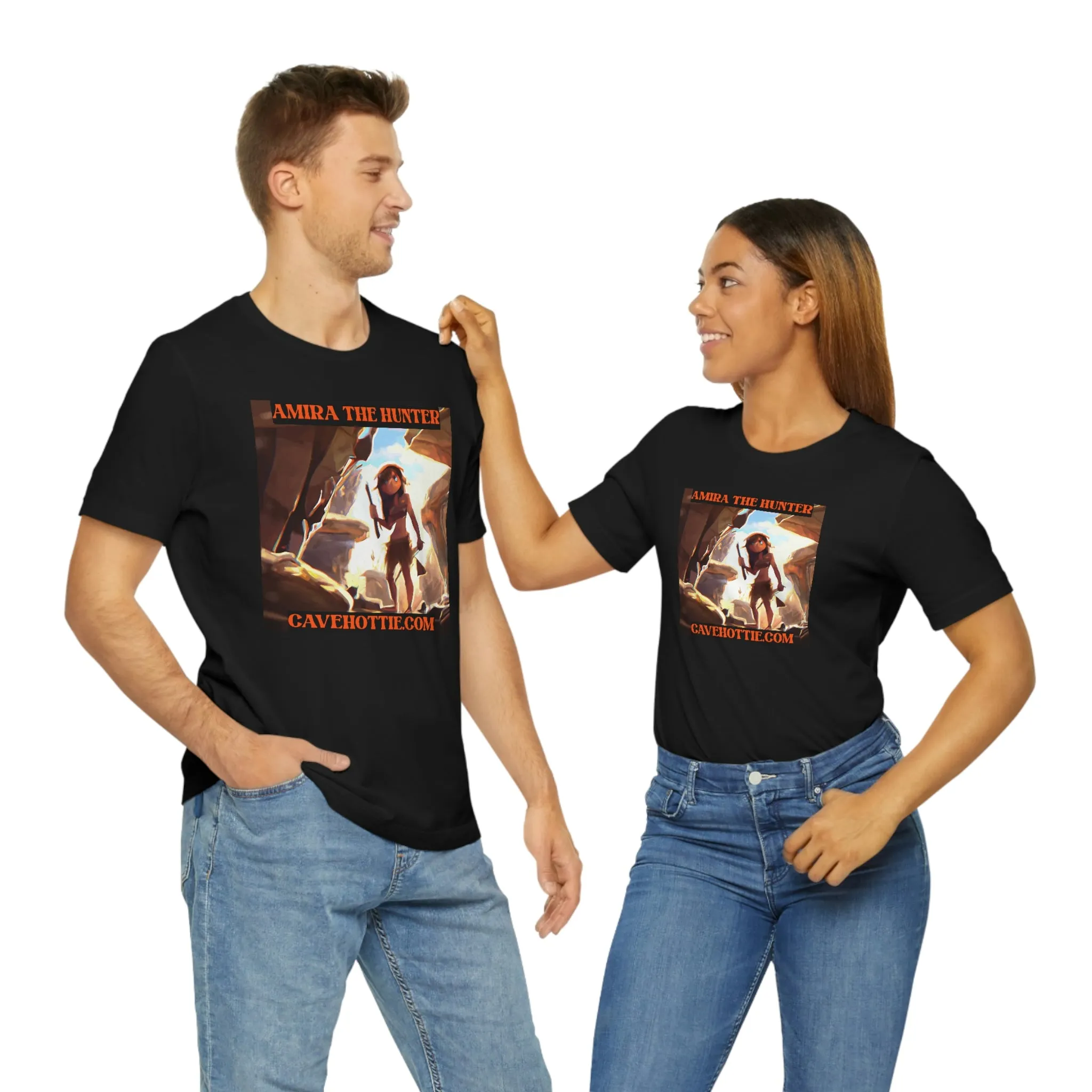 Amira the Hunter Cavehottie.com Short Sleeve Tee