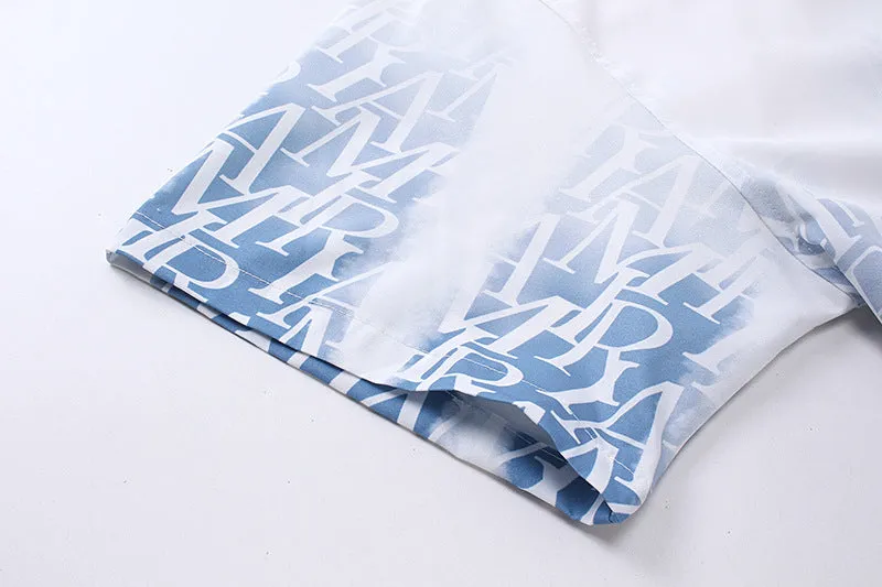 Amiri Allover Logo Printed Shirt