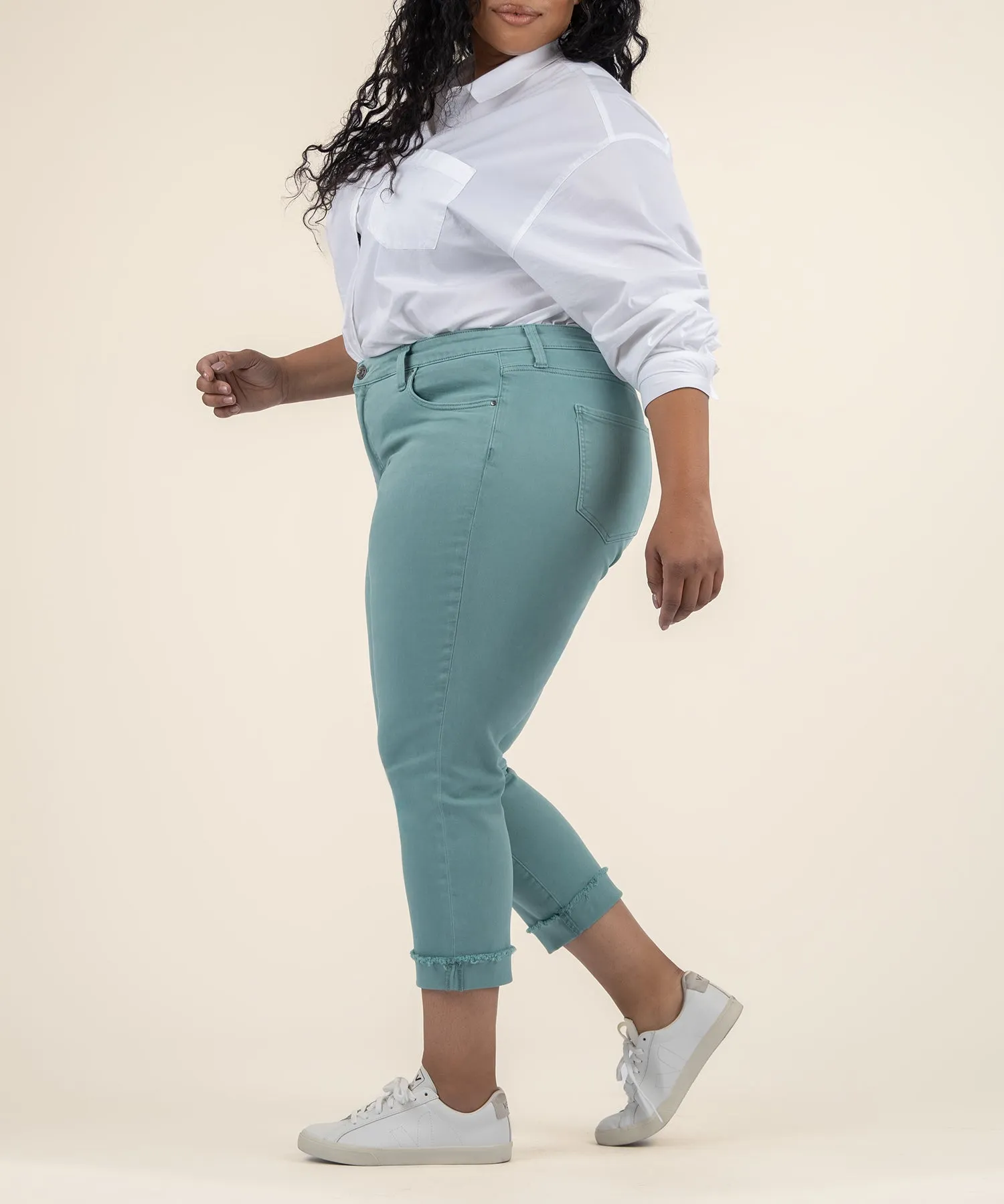 Amy Crop Straight Leg, Plus