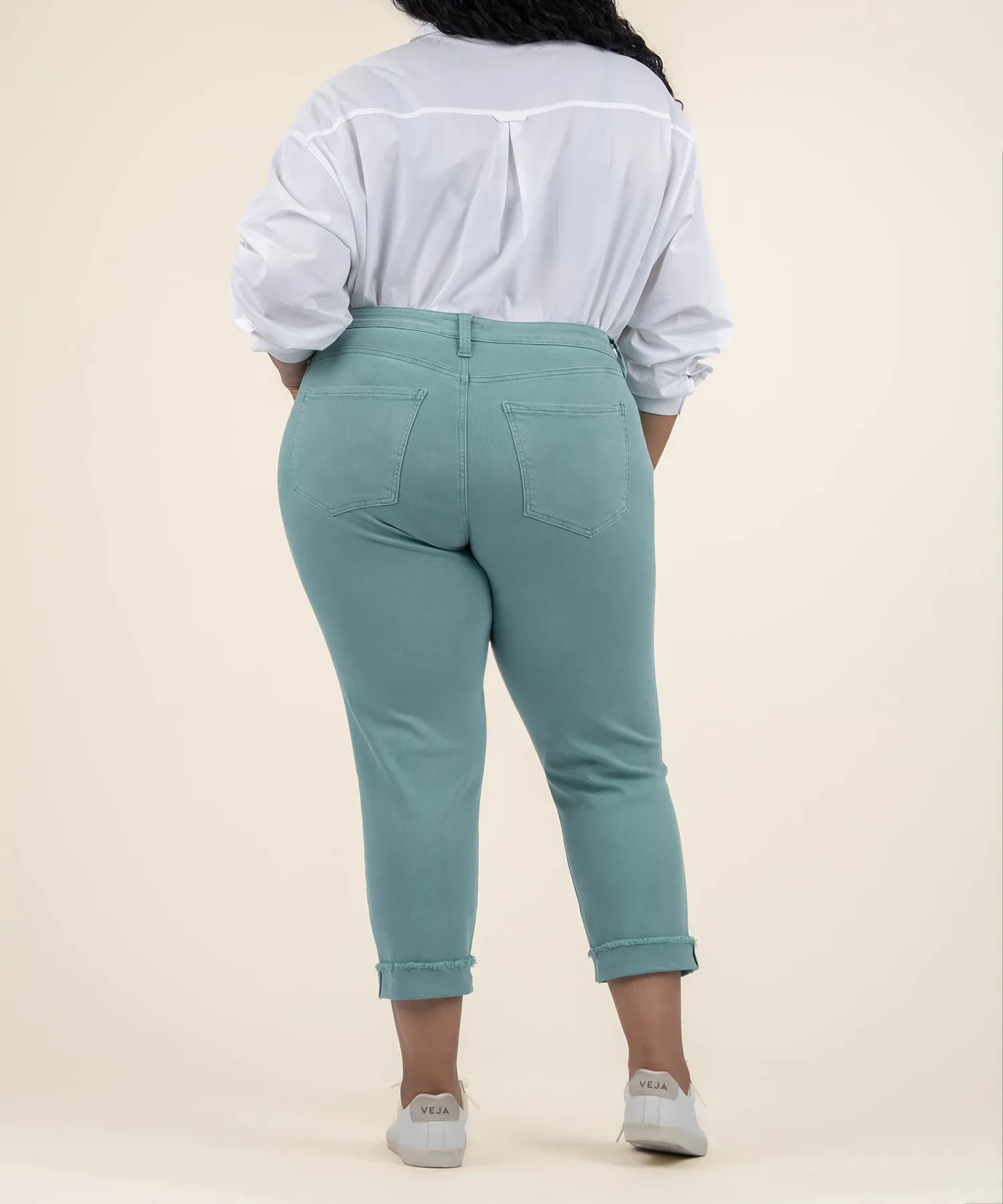 Amy Crop Straight Leg, Plus