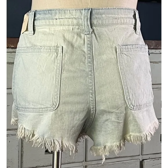 Anthropologie Pilcro Denim Shortie Shorts Size 32
