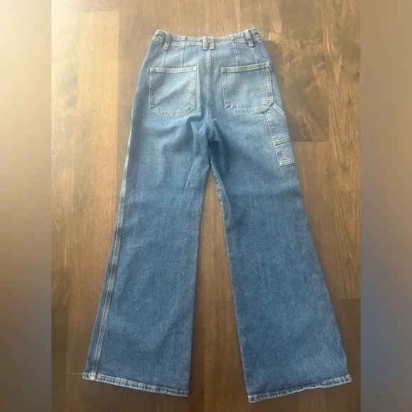 Anthropologie x Pilcro - Wide Leg Carpenter Jeans!
