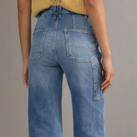 Anthropologie x Pilcro - Wide Leg Carpenter Jeans!