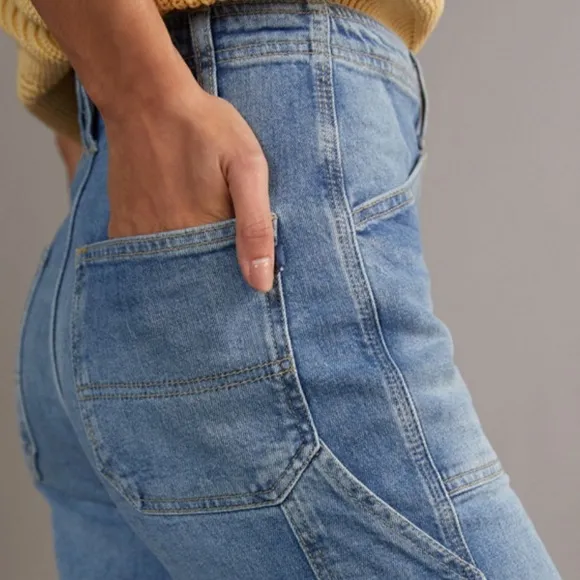 Anthropologie x Pilcro - Wide Leg Carpenter Jeans!