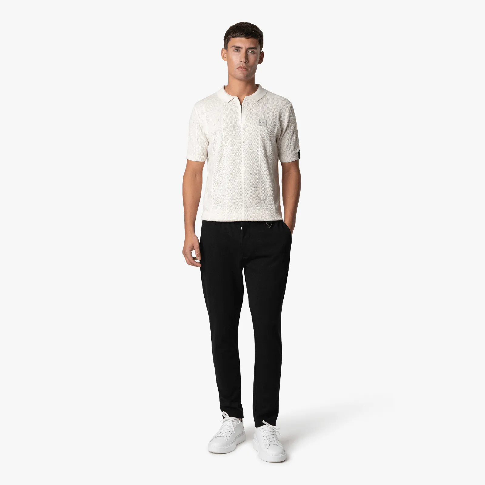 ARENA POLO | OFF WHITE/BLACK