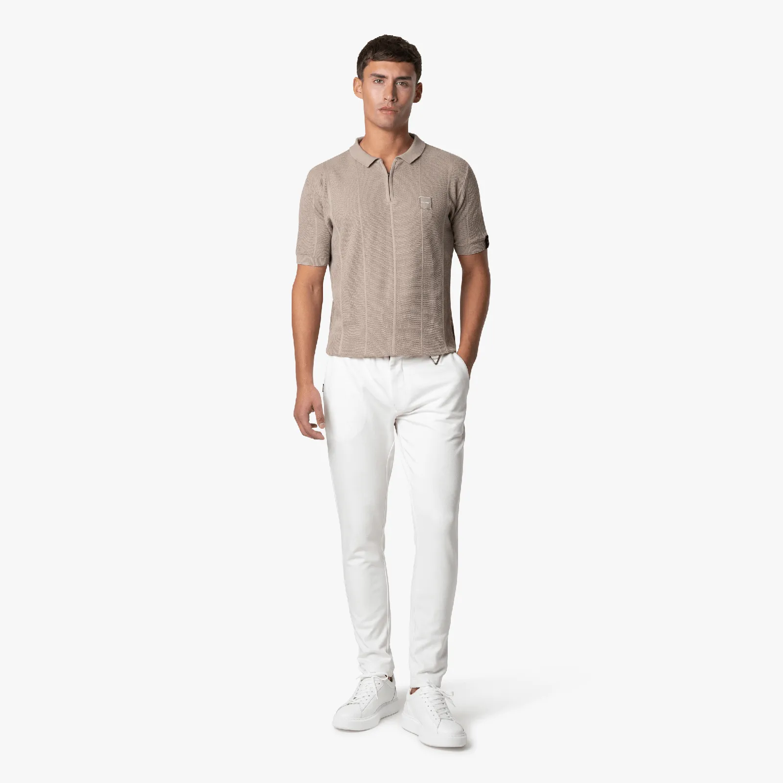 ARENA POLO | TAUPE/BLACK