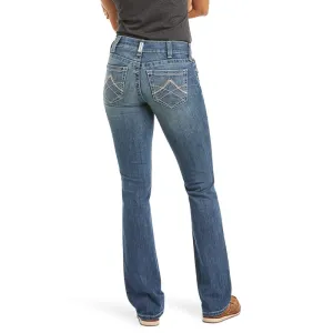 Ariat Womens REAL Straight Icon Rainstorm Jeans