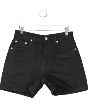 Arket Black Denim Shorts W26