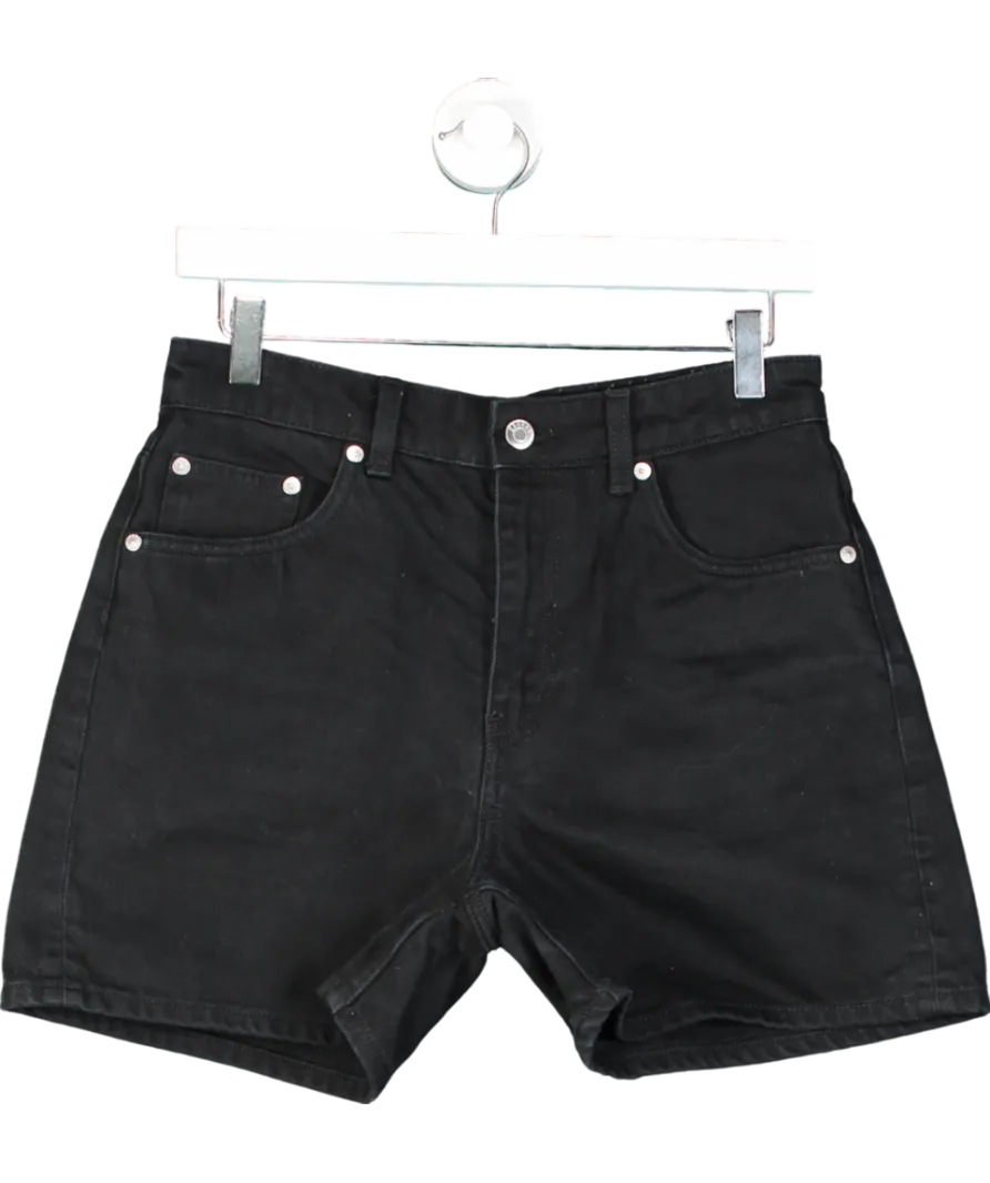 Arket Black Denim Shorts W26