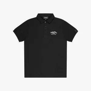 ATELIER MILANO CHAIN POLO | BLACK/WHITE