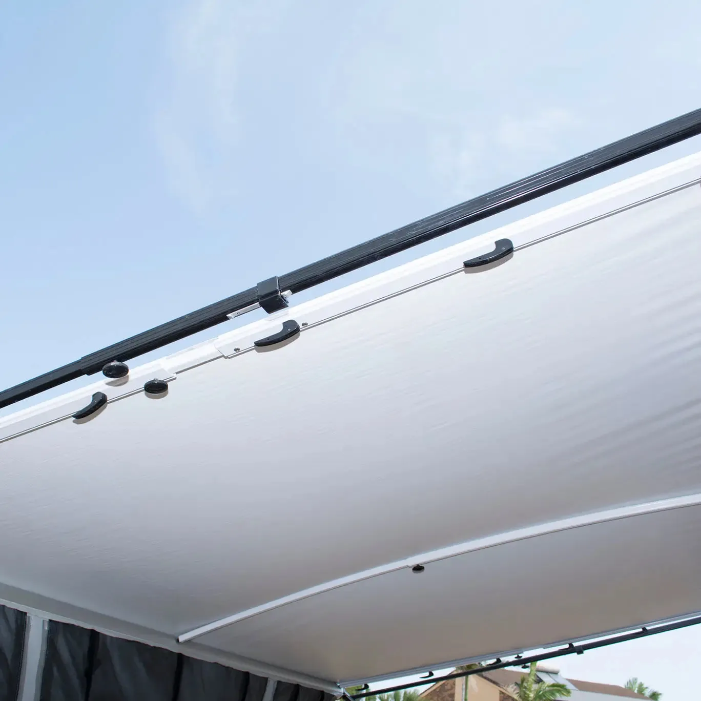 Aussie Traveller Black AFK Kit Long to Suit 2300-2400mm Awning Projection