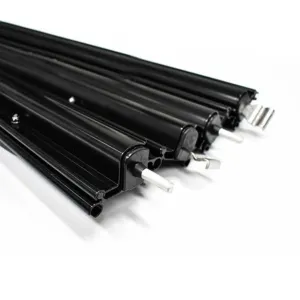 Aussie Traveller Black AFK Kit Long to Suit 2300-2400mm Awning Projection