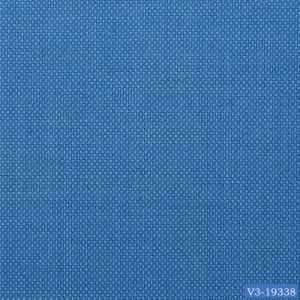 Azure Blue Basketweave Print Suit