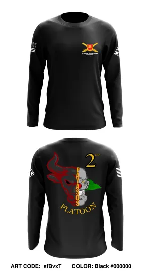 B Btry, 3 BN, 29 FAR, 3ABCT Core Men's LS Performance Tee - sfBvxT