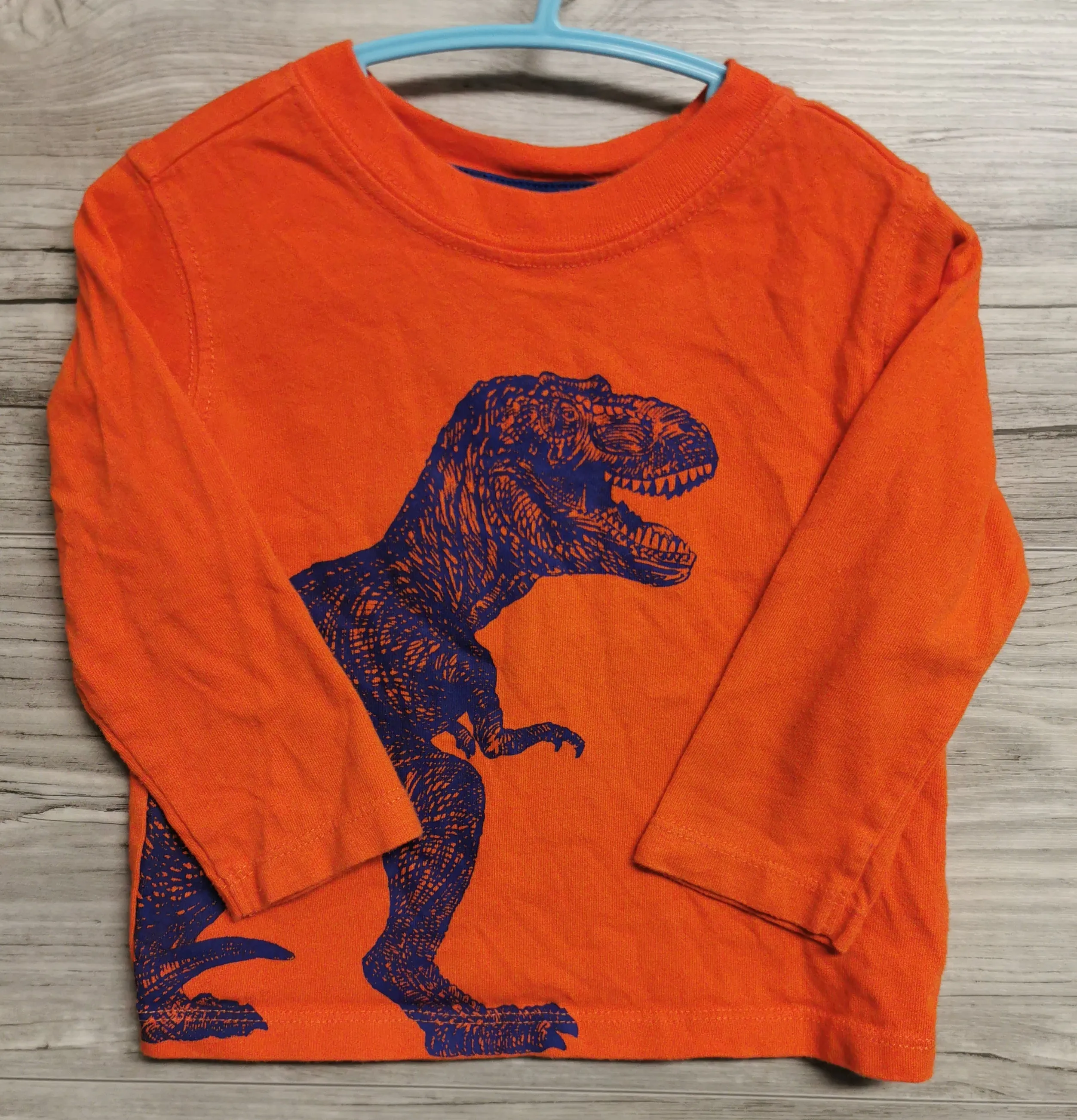 BABY BOY SIZE 12/18 MONTHS - Baby GAP, Long sleeve Graphic T-shirt EUC B31