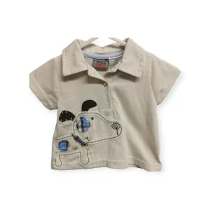 BABY BOY SIZE 6/9 MONTHS - BABY REBELS, Soft Graphic Polo T-shirt EUC B50